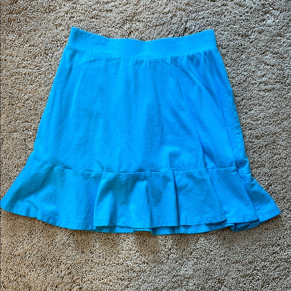 Lands' End Vibrant Blue Mini Skirt